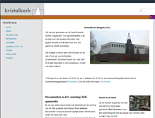 Tablet Screenshot of kristalkerk.nl